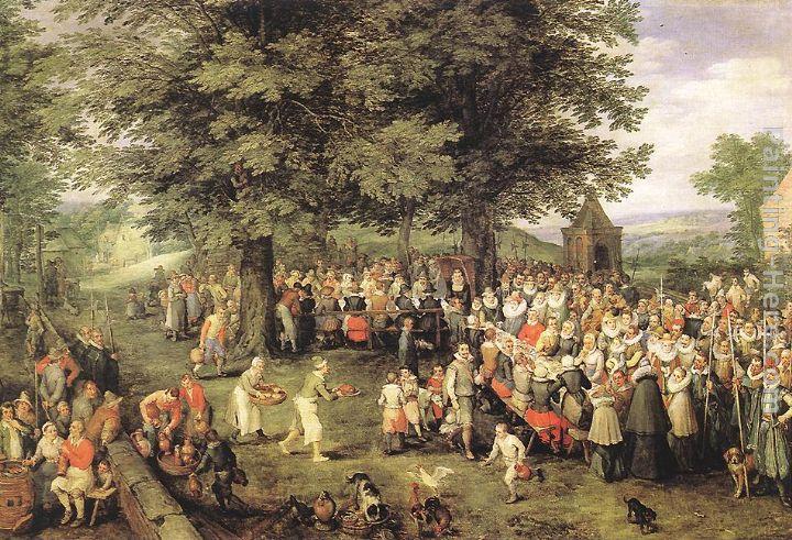 Jan the elder Brueghel Wedding Banquet